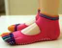 Backless Socks Yoga Socks Socks For Women Sport Socks Red