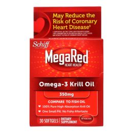 Schiff Vitamins Omega 3 Krill Oil - MegaRed - 300 mg- 30 Softgels