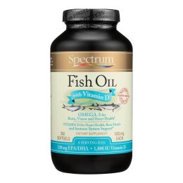 Spectrum Essentials Omega-3 Fish Oil With Vitamin D Dietary Supplement  - 1 Each - 250 SGEL