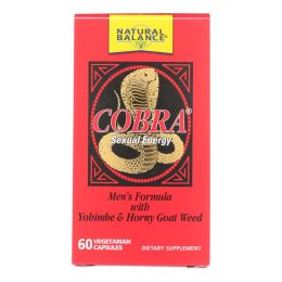 Natural Balance Cobra Sexual Energy - 60 Vegetarian Capsules