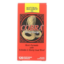 Natural Balance Cobra Sexual Energy - 120 Vegetarian Capsules