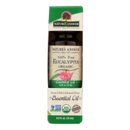 Nature's Answer - Organic Essential Oil - Eucalyptus - 0.5 oz.