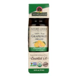 Nature's Answer - Organic Essential Oil - Grapefruit - 0.5 oz.