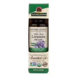 Nature's Answer - Organic Essential Oil - Lavender - 0.5 oz.