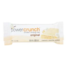 Power Crunch Bar - French Vanilla Cream - Case of 12 - 1.4 oz