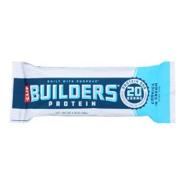 Clif Bar Builder Bar - Cookies and Cream - Case of 12 - 2.4 oz