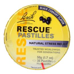 Bach Flower Remedies Rescue Pastilles Black Currant - 1.7 oz - Case of 12