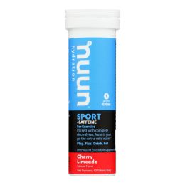 Nuun Hydration Drink Tab - Energy - Cherry Limeade - 10 Tablets - Case of 8