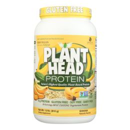 Genceutic Naturals Plant Head Protein - Banana - 1.8 lb