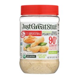 Just Great Stuff Powdered Peanut Butter - 6.43 oz - Case of 12
