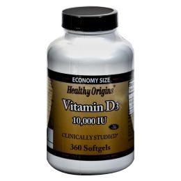 Healthy Origins Vitamin D3 - 10000 IU - 360 Softgels