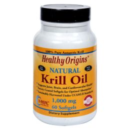 Healthy Origins Krill Oil - 1000 mg - 60 Softgels