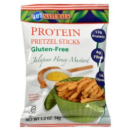 Kay's Naturals Better Balance Pretzel Sticks Jalapeno Honey Mustard - 1.2 oz - Case of 6