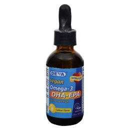 Deva Vegan Vitamins - Liquid Omega 3 DHA EPA - 2 oz